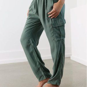 unsubscribed washable silk cargo pant